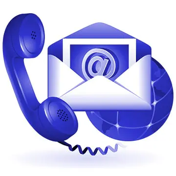Image of various methods to contact John Gervasi PhotoArts including phone, email and website.