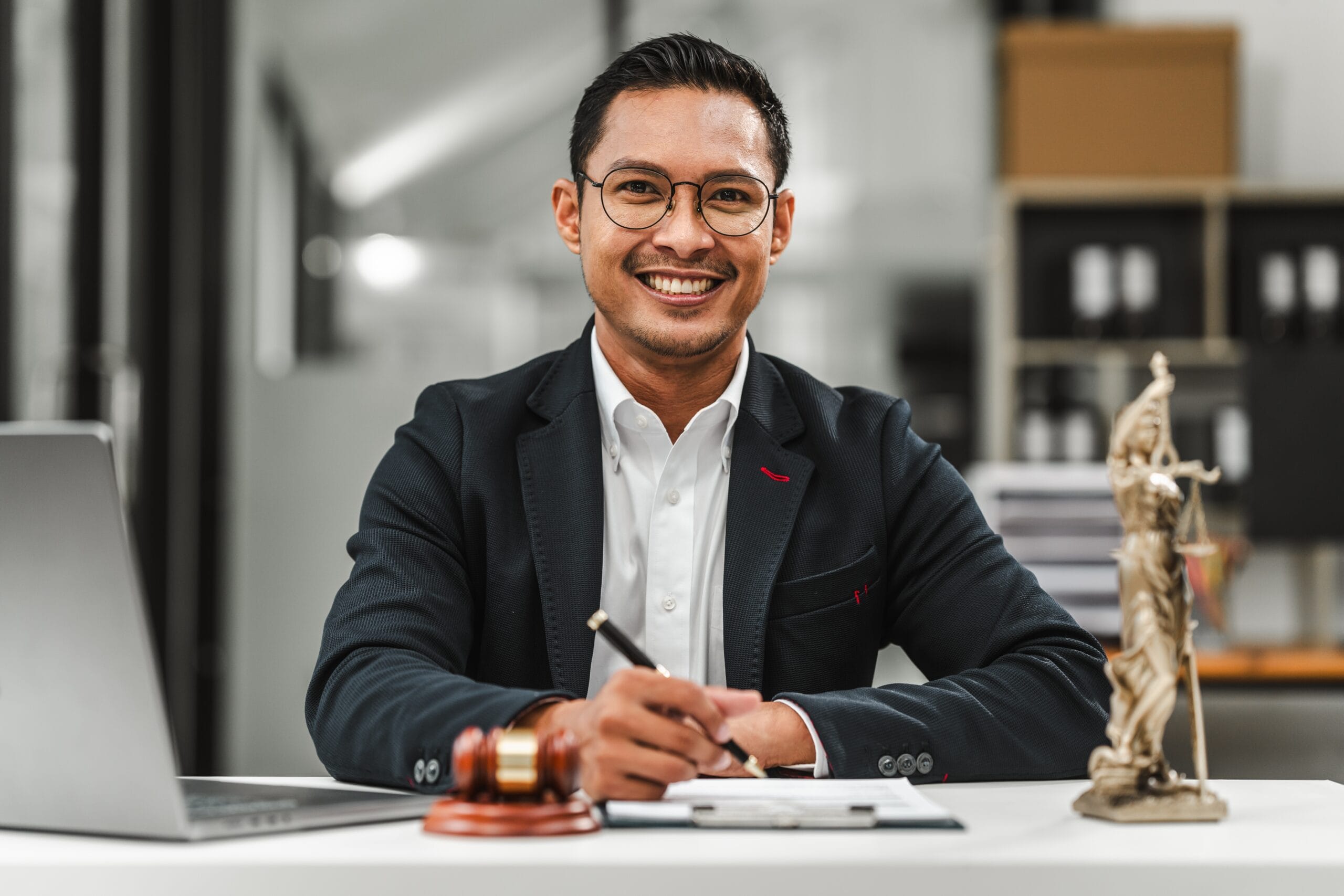 Attorney at Work Picture of an attorney at work